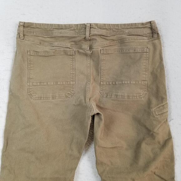 Weatherproof Vintage Pants Mens 40x30 Brown Relaxed Fit Utility Work Zip Pocket - Picture 6 of 13